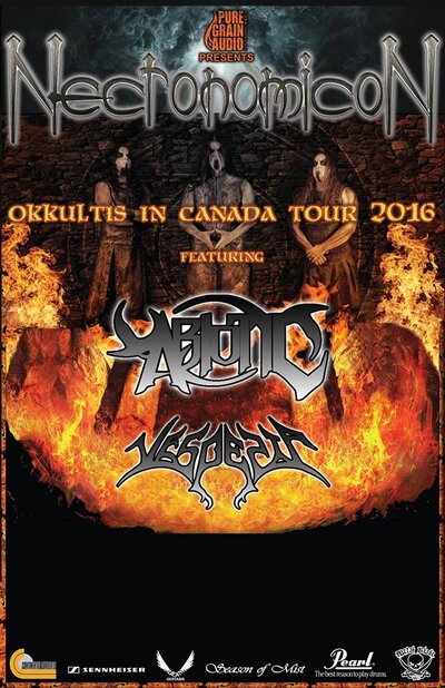 Necronomicon, Abiotic, Vesperia @ V-lounge Aug 19 2016 - Jun 12th @ V-lounge
