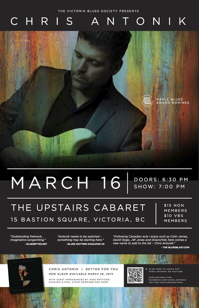 Chris Antonik @ Upstairs Mar 16 2013 - Jun 9th @ Upstairs