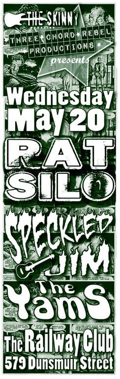 Rebel/Skinny night!: Rat Silo, Speckled Jim, the Yams @ Railway Club May 20 2009 - May 6th @ Railway Club