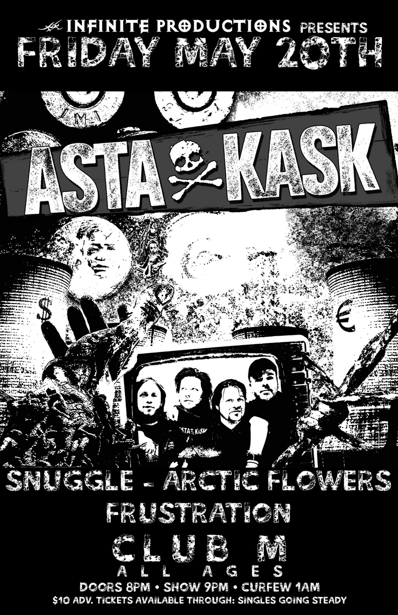 Asta Kask, Snuggle, Arctic Flowers, Frustration @ Club M May 20 2011 - May 6th @ Club M