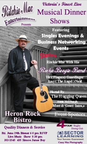 Rocka Boogie Show: Ritchie Mac @ Heron Rock Bistro Dec 31 1969 - May 6th @ Heron Rock Bistro
