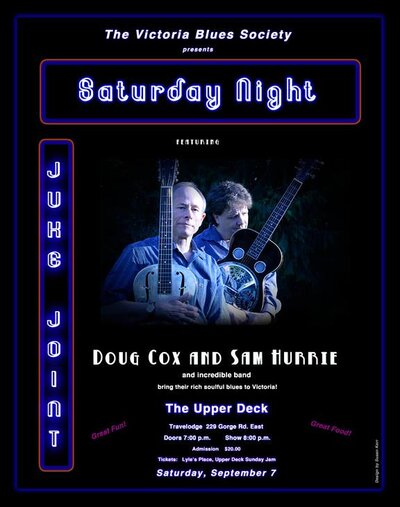 Doug Cox and Sam Hurrie @ Upper Deck (in the Gorge Travelodge) Sep 7 2013 - Jun 7th @ Upper Deck (in the Gorge Travelodge)