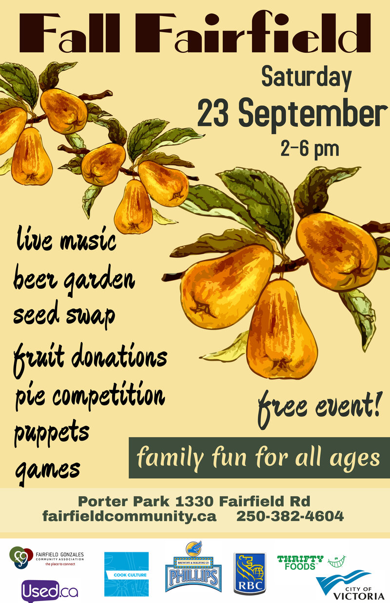 Fall Fairfield: Bučan Bučan, Downtown Mischief, The Fernwood Coalition, The Klez, Puppets for Peace @ Fairfield Gonzales Community Association Sep 23 2017 - May 7th @ Fairfield Gonzales Community Association