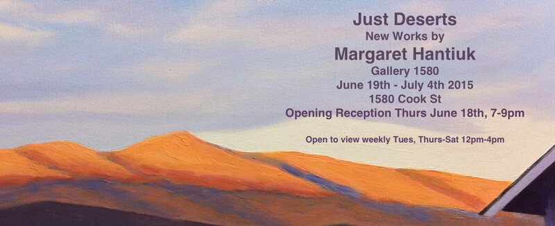 Just Deserts by: Margaret Hantiuk @ Generator Artist Studios Jun 19 2015 - May 6th @ Generator Artist Studios