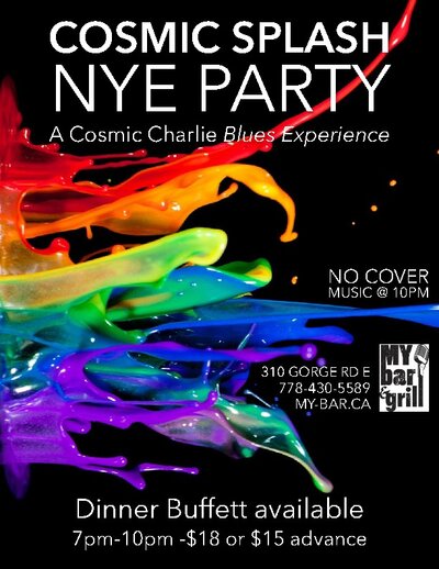 Cosmic Charlie Blues Experience @ My Bar and Grill Dec 31 2015 - Jun 12th @ My Bar and Grill
