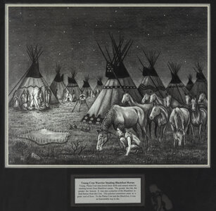 Stealing Blackfoot Horses by 
Ed Peekeekoot