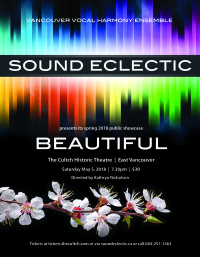 Beautiful: Sound Eclectic @ Vancouver East Cultural Centre May 5 2018 - May 6th @ Vancouver East Cultural Centre