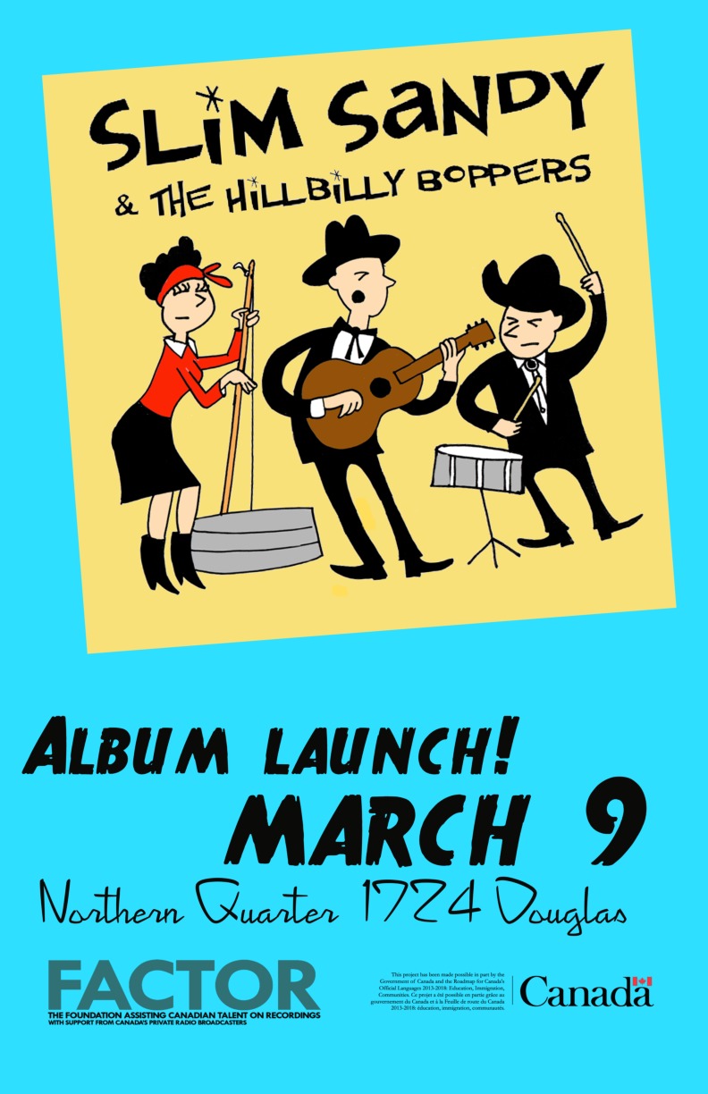 Slim Sandy and the Hillbilly Boppers @ Northern Quarter Mar 9 2018 - May 12th @ Northern Quarter