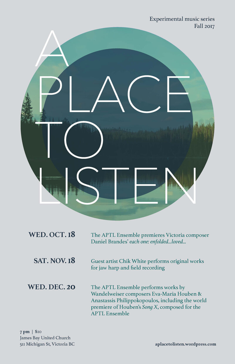 A Place to Listen Presents:: Chik White @ James Bay United Church - Nov 18, 2017