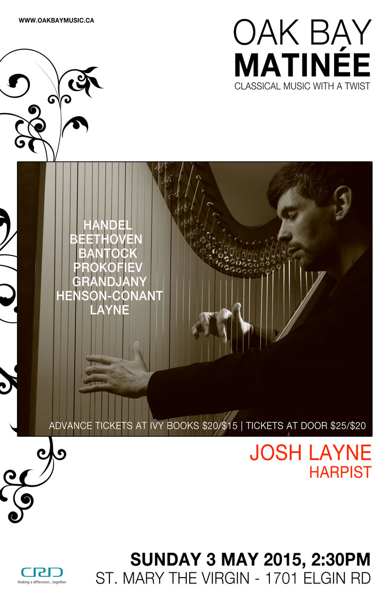 Josh Layne, Erik Abbink @ St. Mary's Anglican Church May 3 2015 - May 6th @ St. Mary's Anglican Church