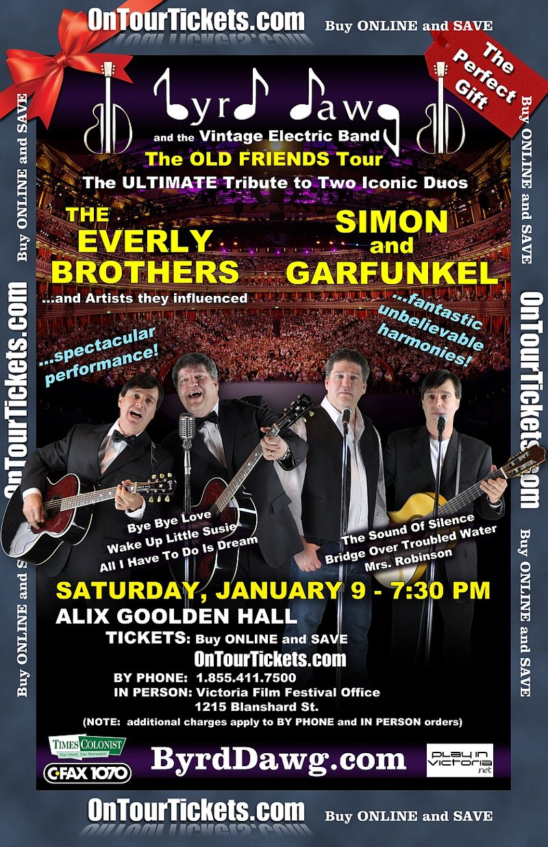 Tribute to the Everly Brothers & Simon and Garfunkel ft: Byrd Dawg and the Vintage Electric Band @ Alix Goolden Performance Hall Jan 9 2016 - Jun 4th @ Alix Goolden Performance Hall