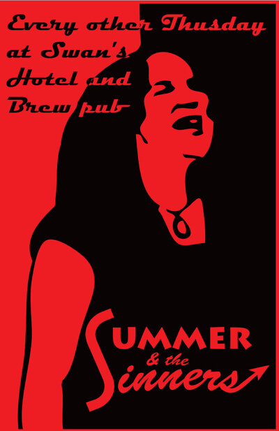 THURSDAY NIGHT BLUES PARTY: Summer and The Sinners @ Swans Brewpub - Aug 23, 2012