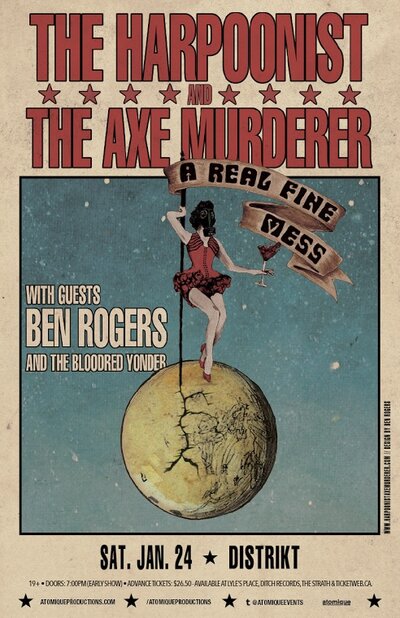 Harpoonist & the Axe Murderer, Ben Rogers @ Distrikt Jan 24 2015 - May 9th @ Distrikt