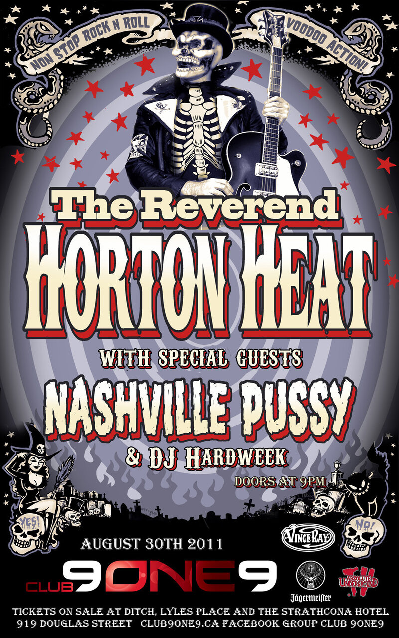 Reverend Horton Heat, Nashville Pussy, DJ Hard Week @ Distrikt Aug 30 2011 - May 7th @ Distrikt