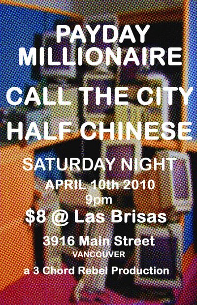 PAYDAY MILLIONAIRE, Call The City @ Las Brisas Pub - Apr 10, 2010
