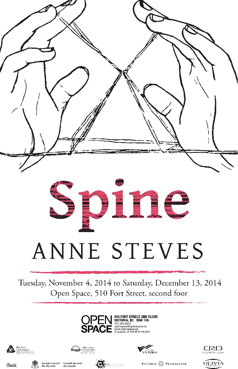 Spine: Anne Steves @ Open Space Nov 4 2014 - Jun 17th @ Open Space
