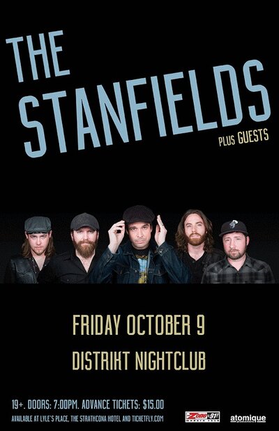 The Stanfields, Aegis Fang @ Distrikt Oct 9 2015 - May 8th @ Distrikt