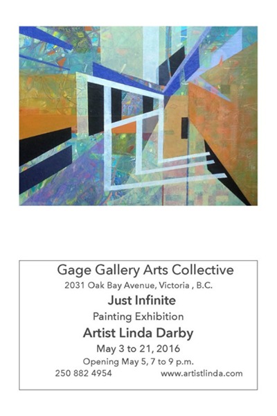 Just Infinite by @ Gage Gallery Arts Collective May 3 2016 - Jul 27th @ Gage Gallery Arts Collective
