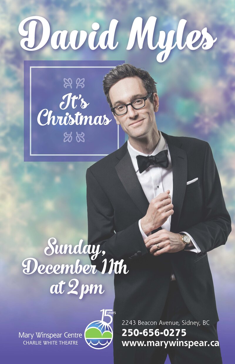It's Christmas: David Myles @ Mary Winspear Centre Dec 11 2016 - May 6th @ Mary Winspear Centre