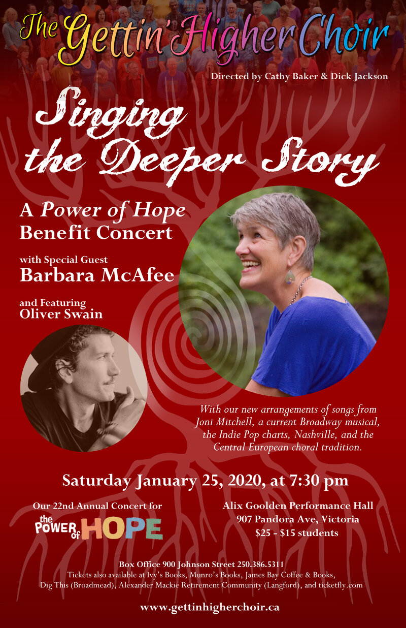 Gettin' Higher Choir fundraiser for Power of Hope @ Alix Goolden Performance Hall Jan 25 2020 - Jun 15th @ Alix Goolden Performance Hall