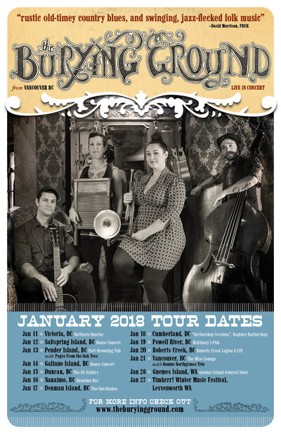 Country Blues & Ragtime On Tour: The Burying Ground @ Northern Quarter Jan 11 2018 - May 7th @ Northern Quarter