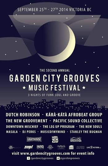 Garden City Grooves Opening Night: Downtown Mischief, The Leg-Up Program, Stanley The Bugman, DJ Perks @ Lucky Bar Sep 25 2014 - May 5th @ Lucky Bar
