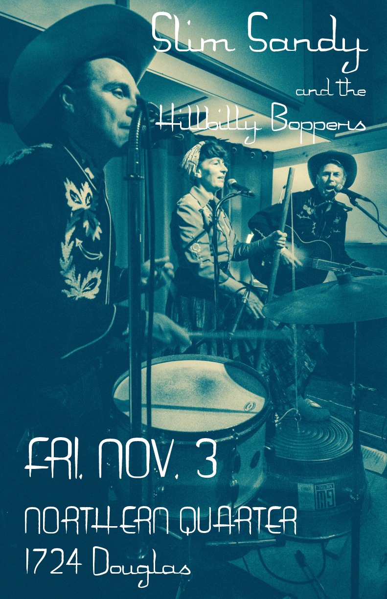 Slim Sandy and the Hillbilly Boppers @ Northern Quarter Nov 3 2017 - May 6th @ Northern Quarter