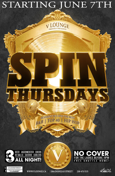 Launch Party!!!: Spin Thursdays @ V-Lounge @ V-lounge Jun 7 2012 - Jun 4th @ V-lounge