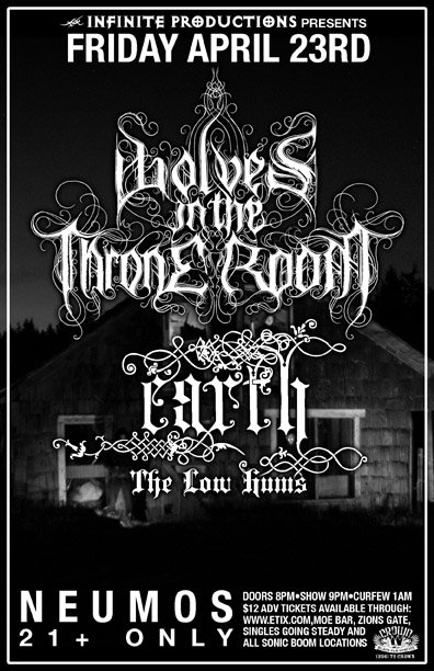 Wolves in the Throne Room, Earth, The Low Hums @ Neumos Apr 23 2010 - May 6th @ Neumos