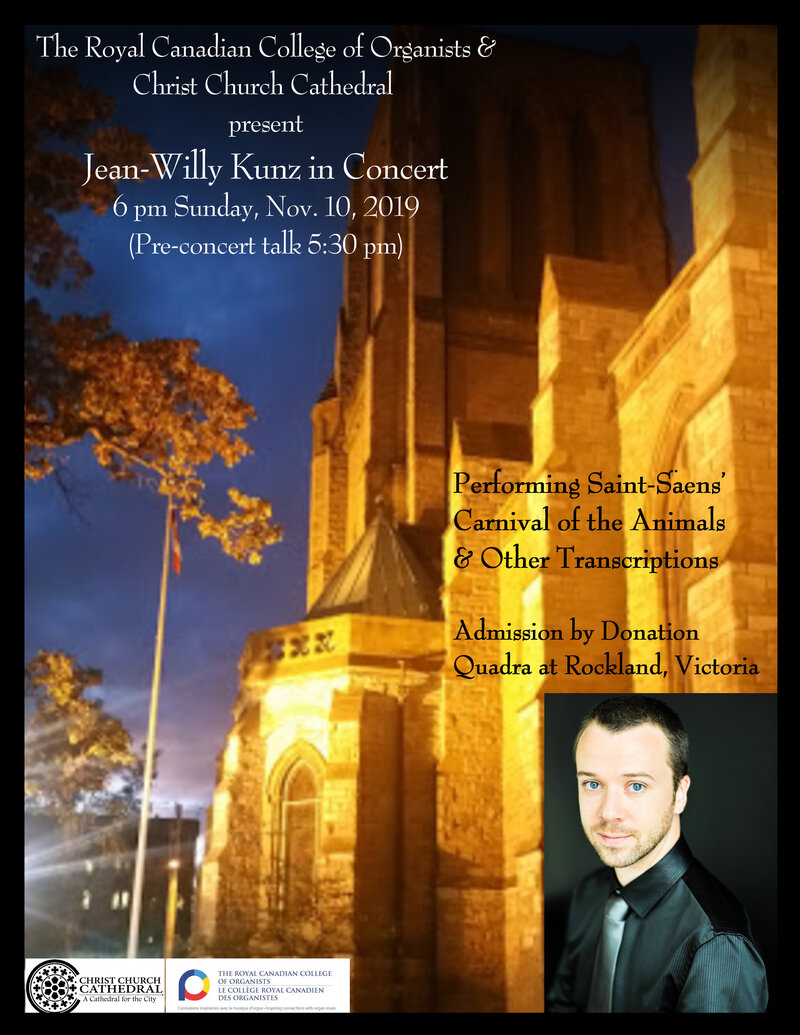 Jean-Willy Kunz @ Christ Church Cathedral  - Nov 10, 2019