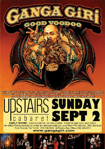 Hailing from Australia, Ganga Giri personifies the sound of Traditional Australian Didjeridu, creating a powerful rhythmic style.: Ganga Giri @ Upstairs Sep 2 2012 - May 9th @ Upstairs