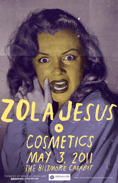 Zola Jesus, Cosmetics @ The Biltmore Cabaret - May 03, 2011