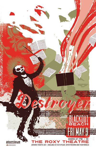 Destroyer (solo), Blackout Beach @ Blue Bridge Repertory Theatre May 30 2014 - May 6th @ Blue Bridge Repertory Theatre