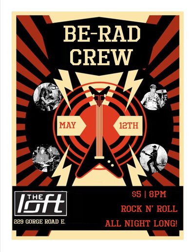 Be-Rad Crew: Be-Rad Crew @ The Loft (Victoria) May 12 2017 - Jun 7th @ The Loft (Victoria)