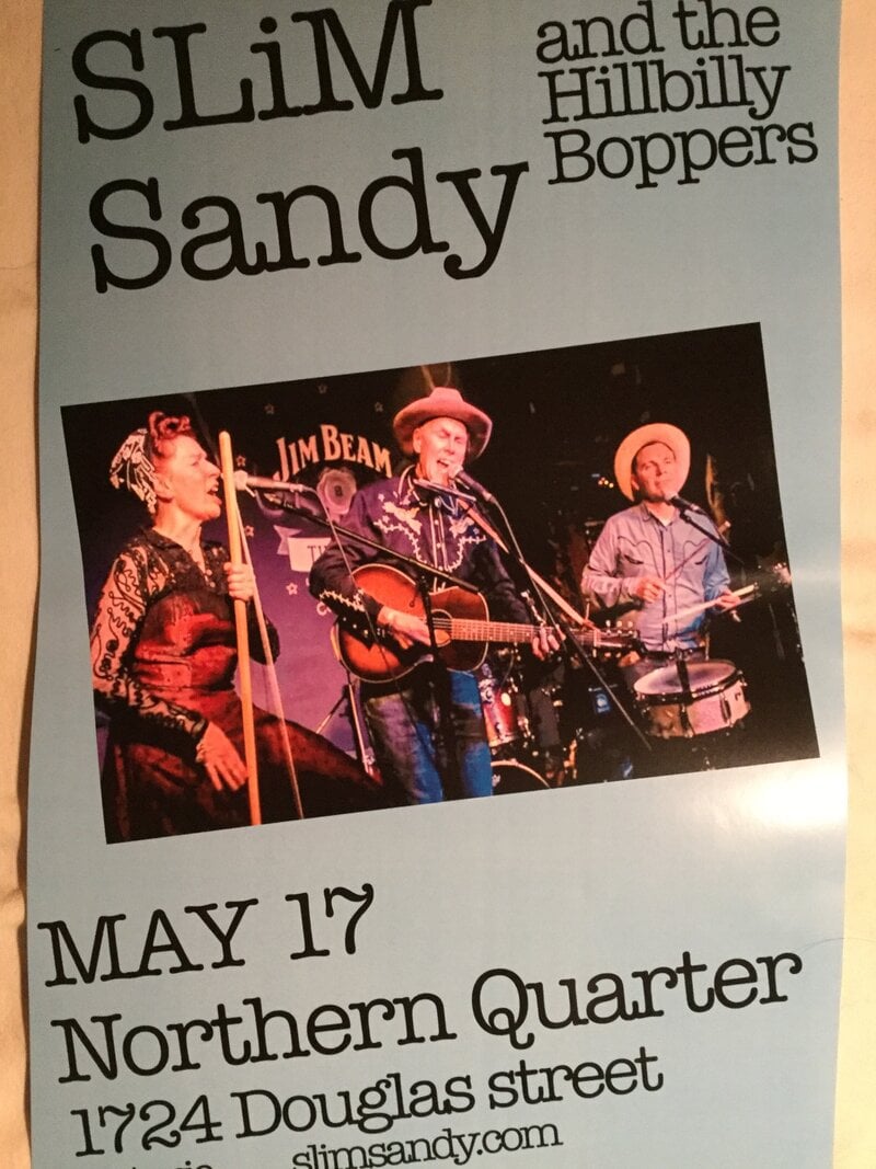 Slim Sandy and the Hillbilly Boppers @ Northern Quarter Visual Arts Exhibitions May 17 2019 - May 6th @ Northern Quarter Visual Arts Exhibitions