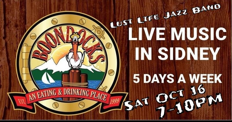 Super Funky Soul Jazz: Lust Life Jazz Band @ Boondocks Oct 16 2021 - May 6th @ Boondocks