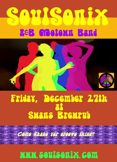 SoulSonix @ Swans Brewpub Dec 27 2013 - May 7th @ Swans Brewpub