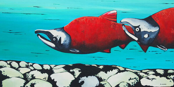Leisurely Swim by 
Alexa Gibbs
