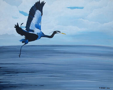 Blue Sky (sold) by 
Alexa Gibbs