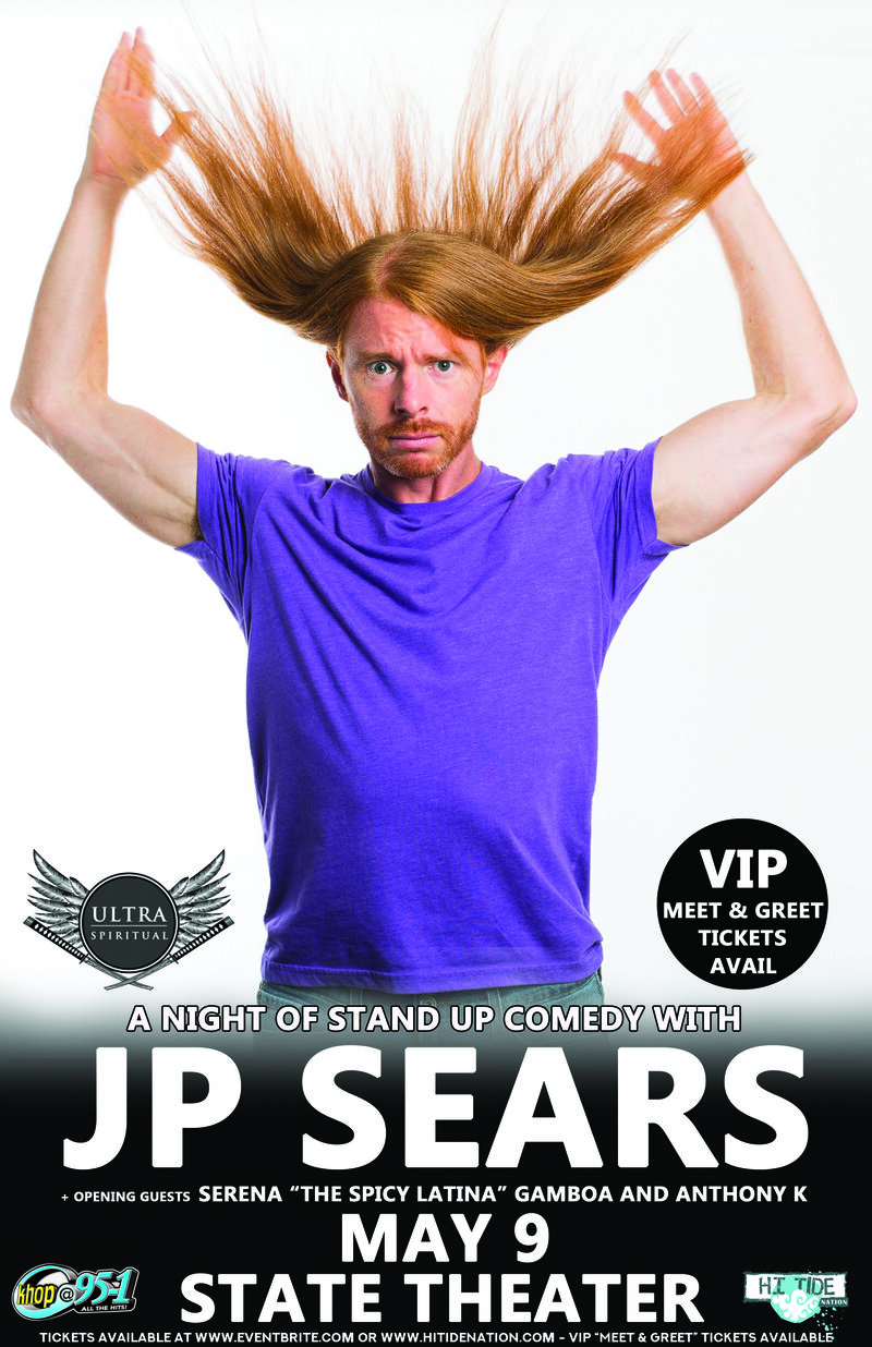 HI Tide Nation & KHOP 95.1 FM proudly present...: JP Sears, Anthony K, Serena 