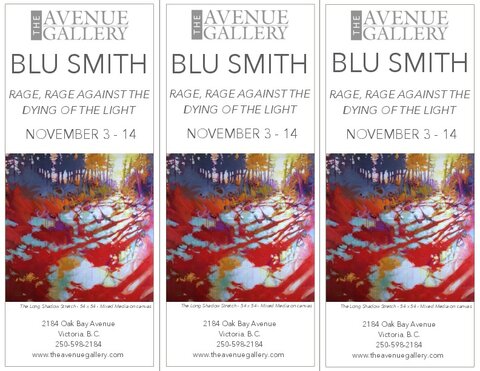 Blu Smith - Solo Exhibition: Blu Smith @ The Avenue Gallery  - Nov 03, 2016