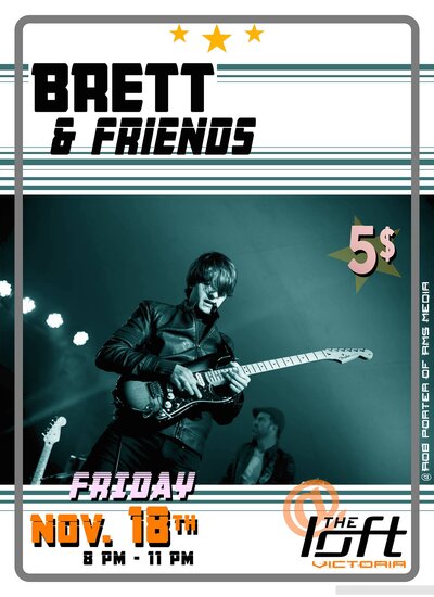 Brett Smith-Daniels @ The Loft (Victoria) Nov 18 2016 - May 5th @ The Loft (Victoria)
