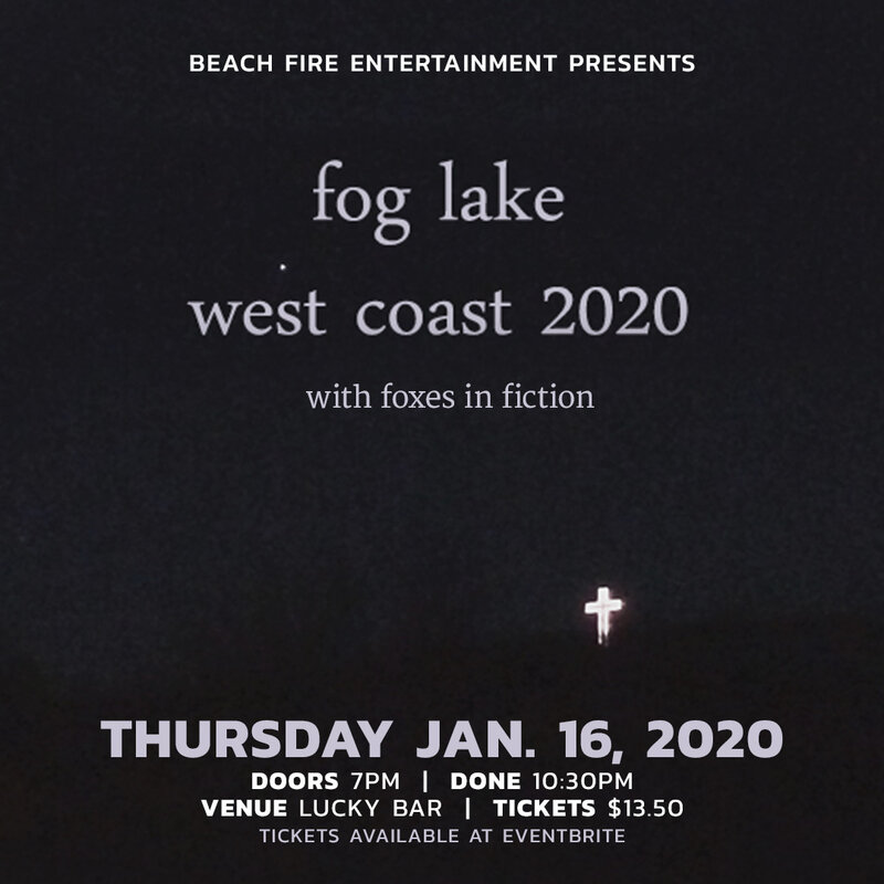 Fog Lake, Foxes in Fiction  @ Lucky Bar Jan 16 2020 - May 6th @ Lucky Bar