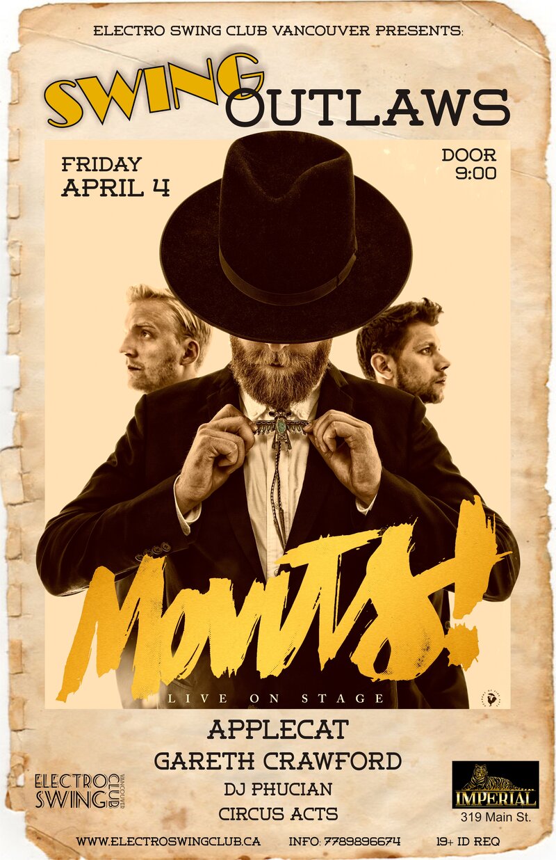 Movits! (Sweden), Applecat, Gareth Wetcoast Crawford @ The Imperial Apr 4 2014 - May 7th @ The Imperial