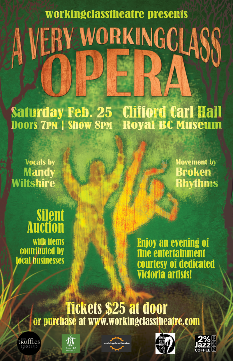 A Very workingclass Opera!: Mandy Wiltshire, Broken Rhythms Dance  @ Royal British Columbia Museum Feb 25 2017 - May 6th @ Royal British Columbia Museum
