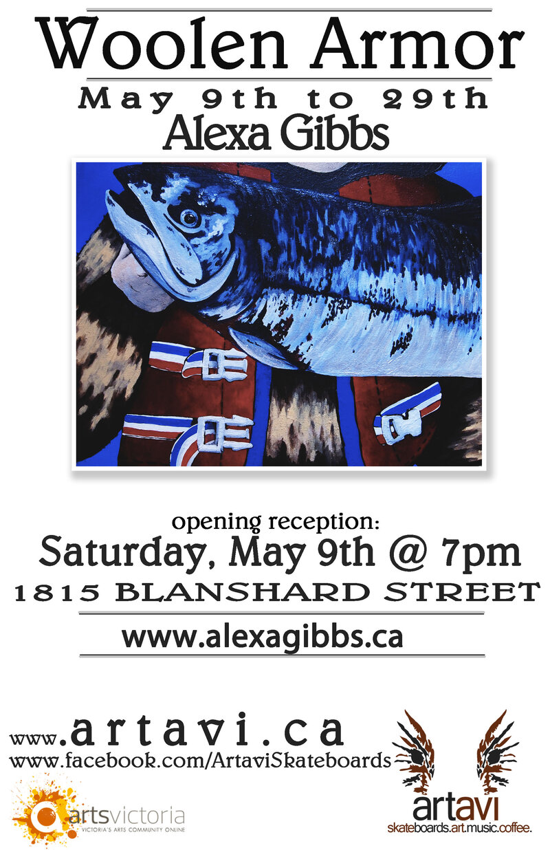 Woolen Armour: Alexa Gibbs @ Artavi Skateboards May 9 2015 - May 1st @ Artavi Skateboards