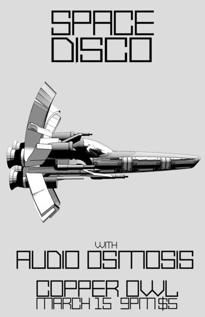 SPACE DISCO with: Audio Osmosis @ Copper Owl Mar 15 2018 - Jun 4th @ Copper Owl
