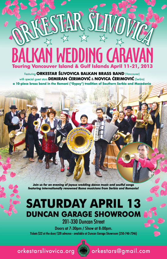Orkestar  Slivovic, Demiran Cerimovic, Novica Cerimovic @ The Duncan Showroom - Upstairs Apr 13 2013 - Jun 5th @ The Duncan Showroom - Upstairs