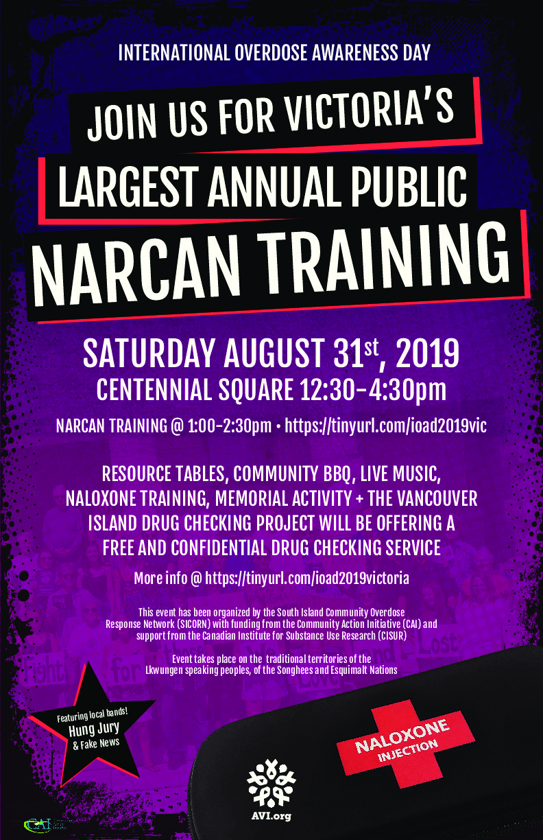 Overdose Awareness Day: Hung Jury (Lawyer band - 3 yr winner of Battle of the Bar Bands), Fake News  (Lawyer band) @ Centennial Square Aug 31 2019 - May 6th @ Centennial Square