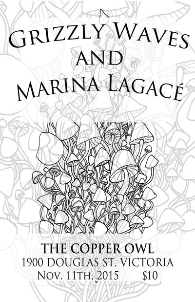 Grizzly Waves, Marina Lagacé @ Wild Coffee - Nov 11, 2015
